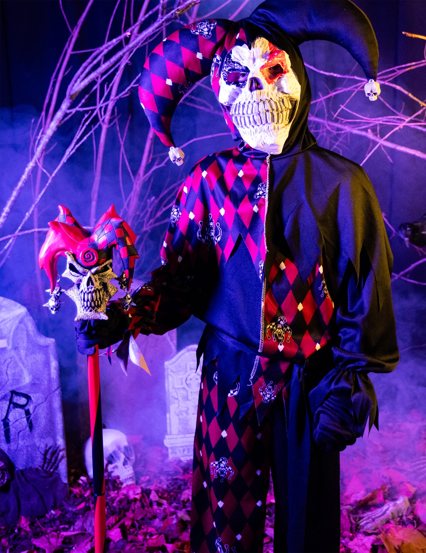 Halloweenská hůl pro dospělé šašky