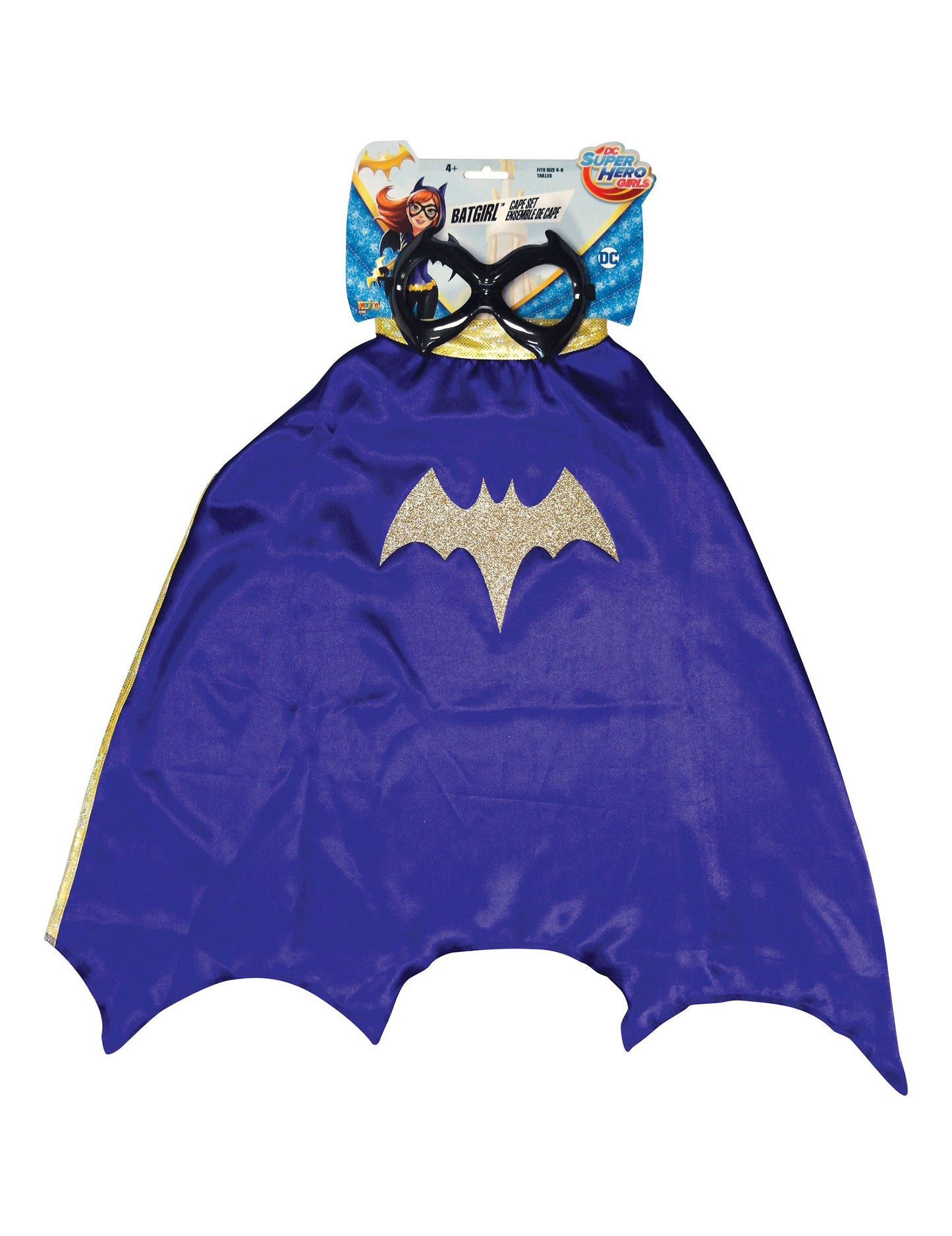 Vue d'ensemble du cape et loup Batgirl Super Hero Girls™ pour enfant