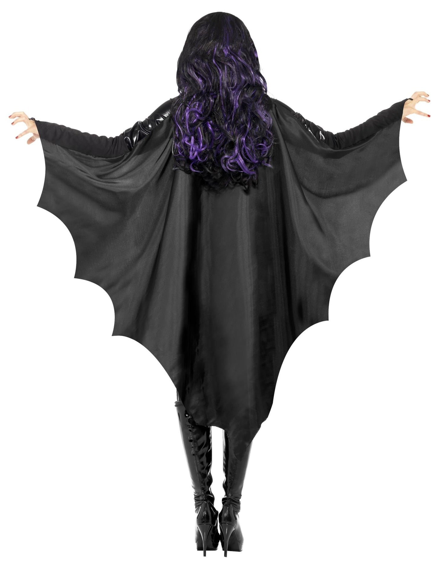 Vue de dos de la cape chauve-souris