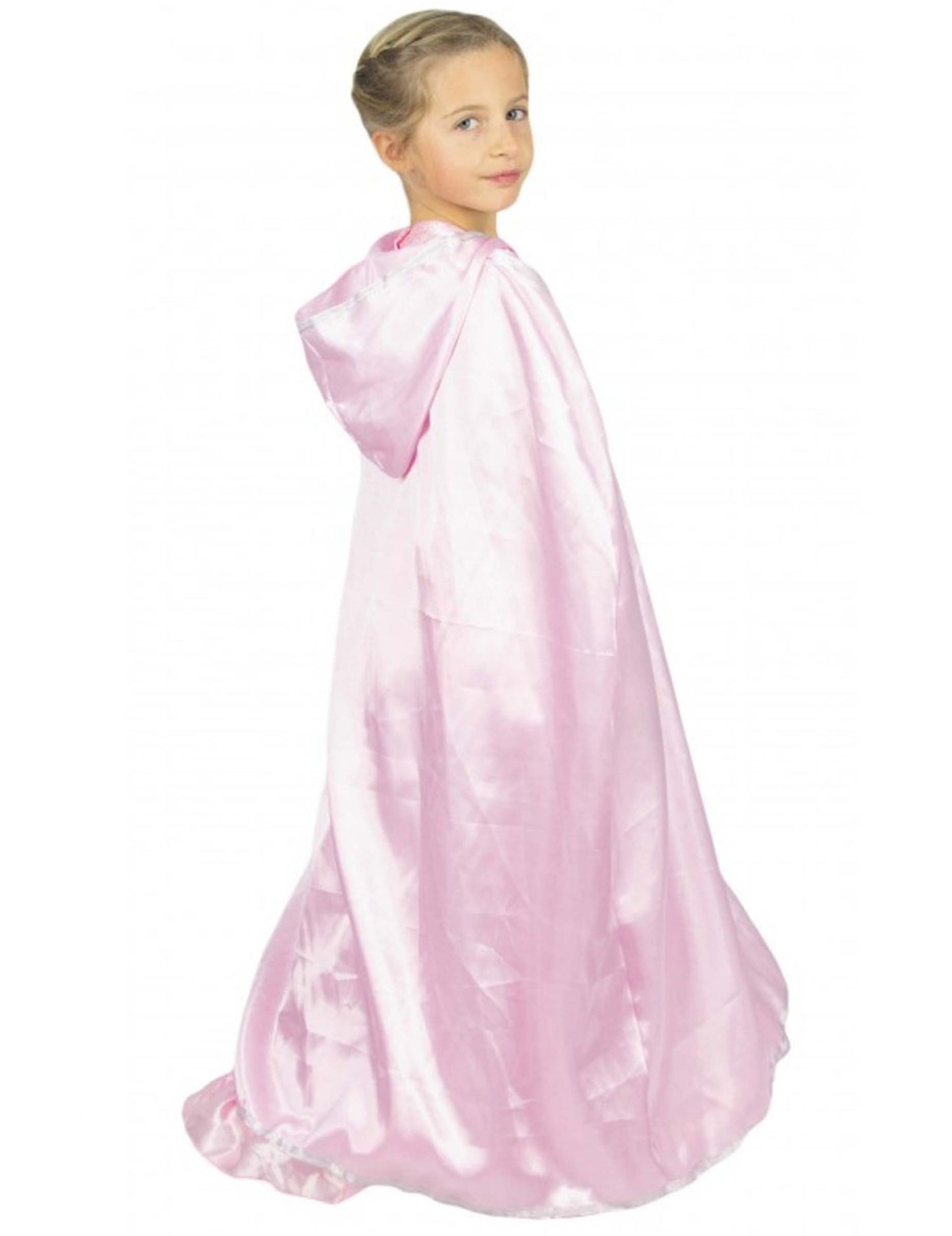 Dětský sladký růžový princeznovský plášť