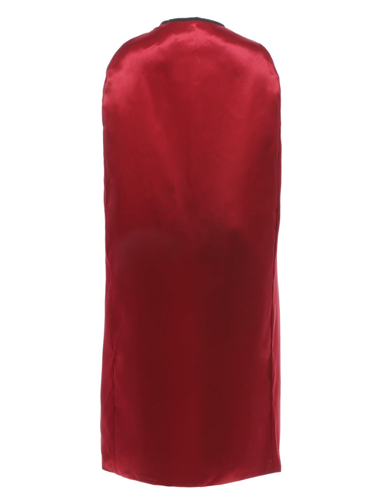 Cape réversible pour adulte rouge et noire