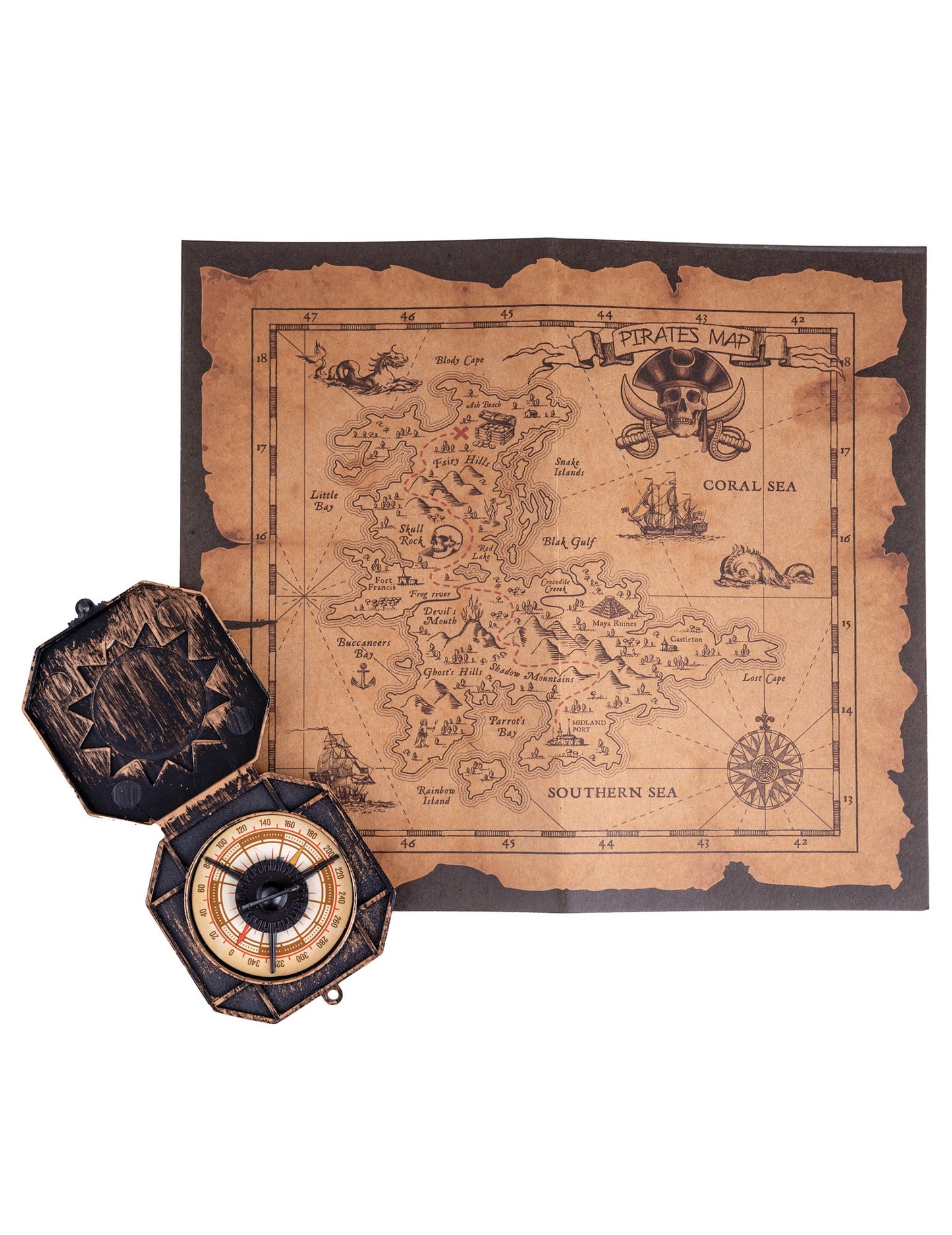 Mapa pirátských pokladů