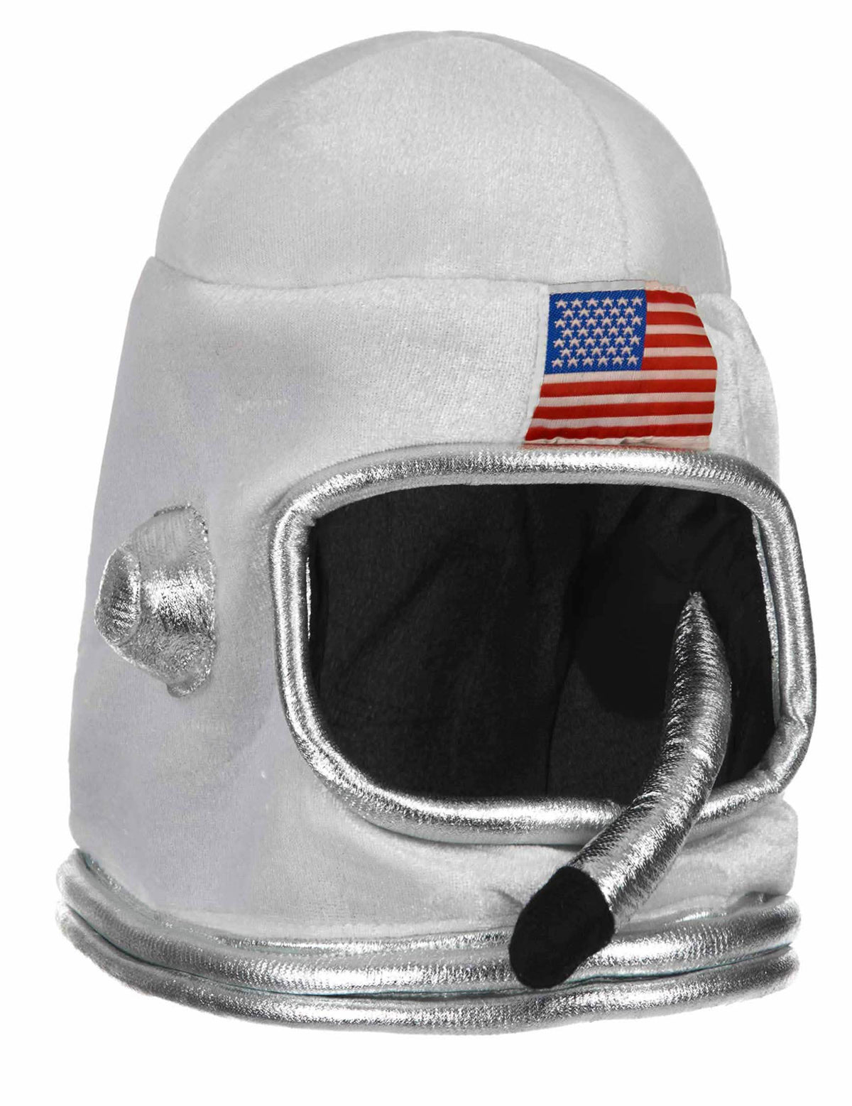 Pohled ze tří čtvrtin na dětskou astronauti přilbu