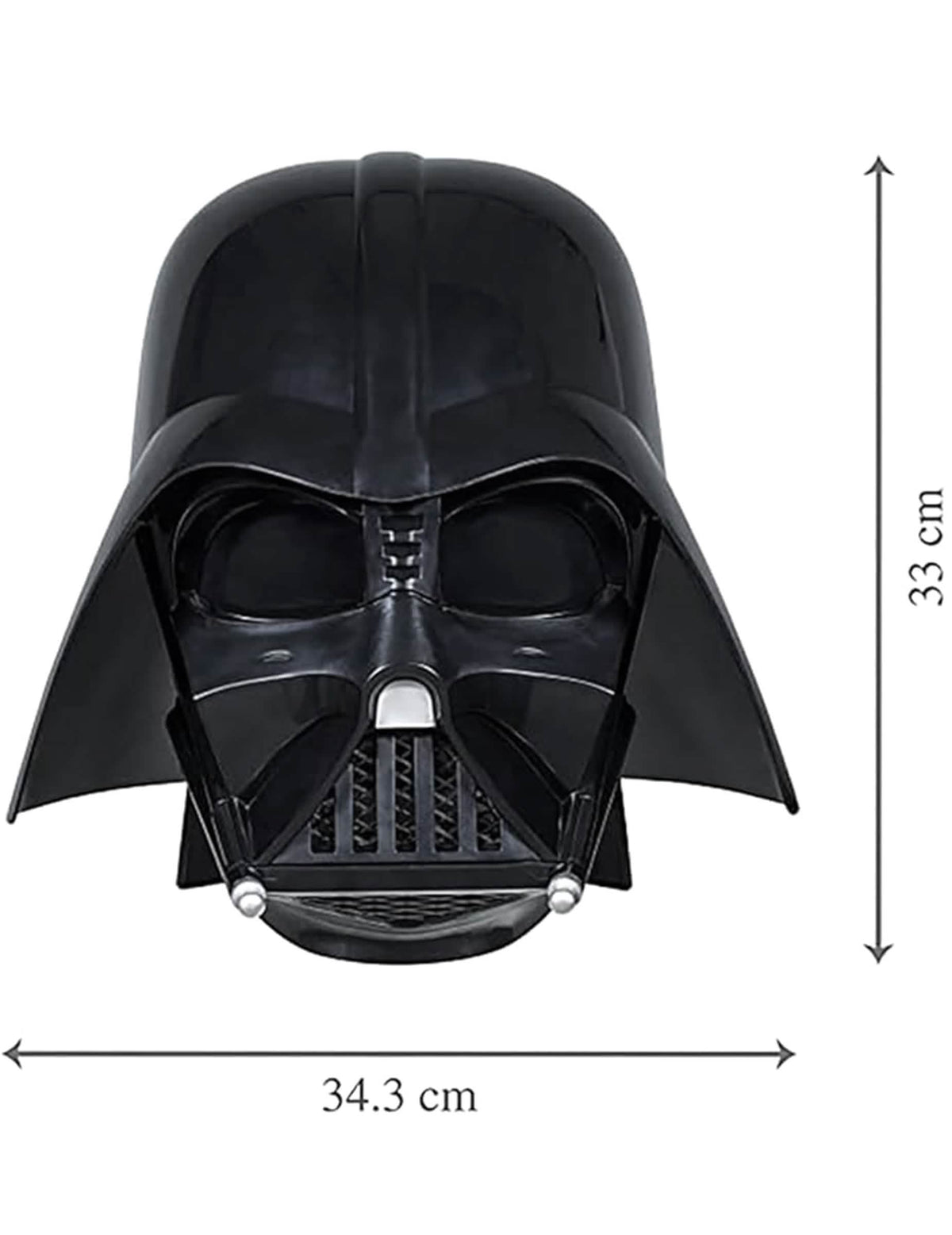 Rozměry sběratelské helmy Darth Vader Star Wars