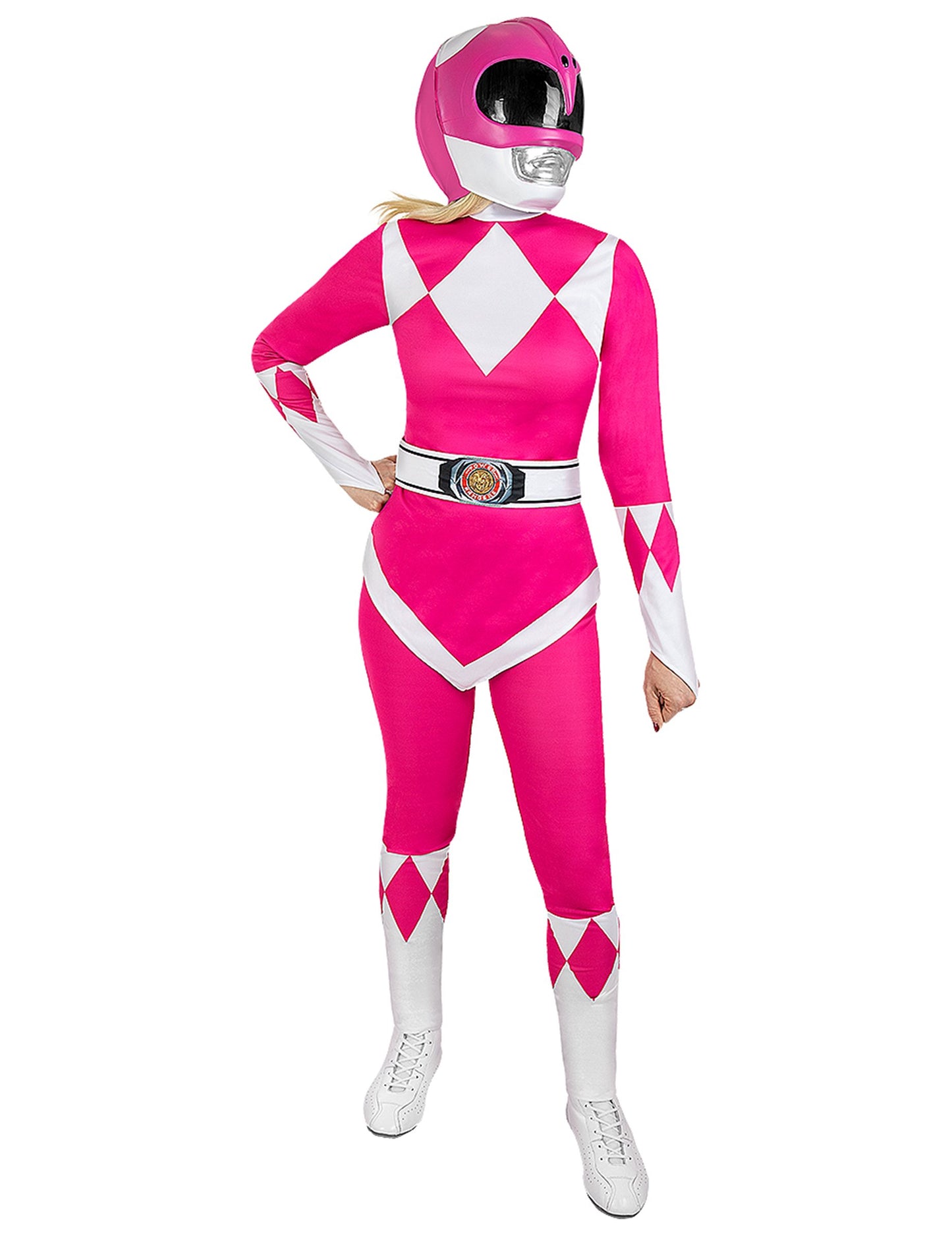 Růžová helma Power Ranger™ pro dospělé