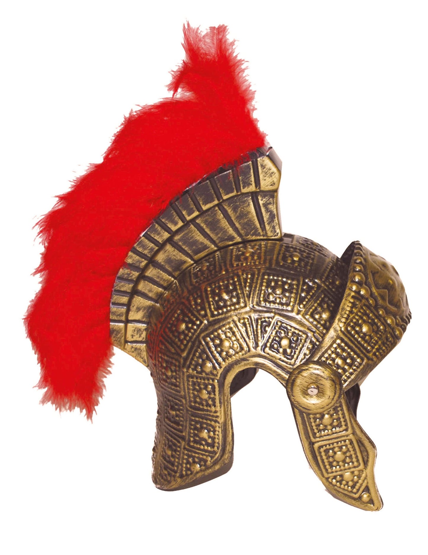 Boční pohled na římskou helmu