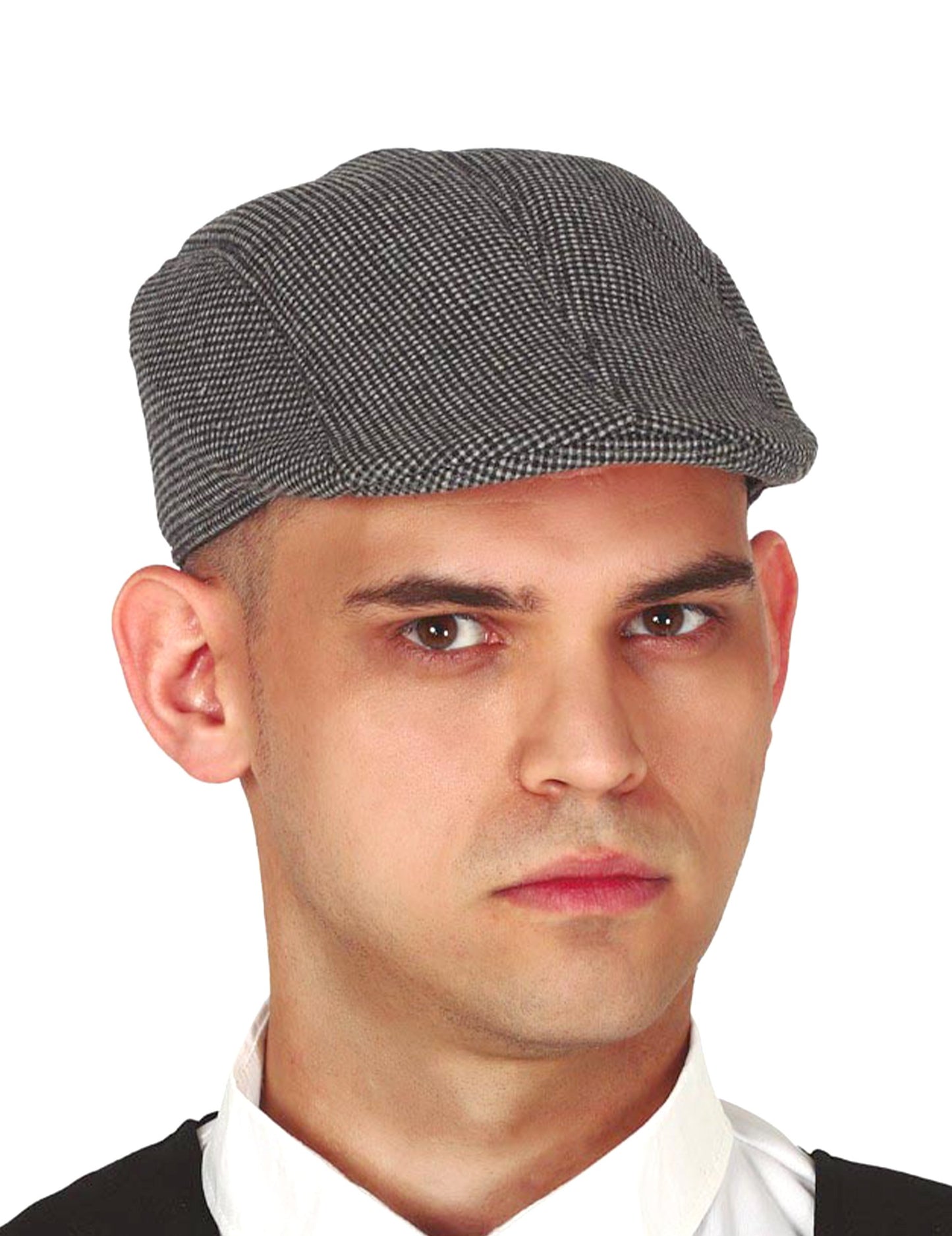 Detektivní čepice pro dospělé šedé barvy
