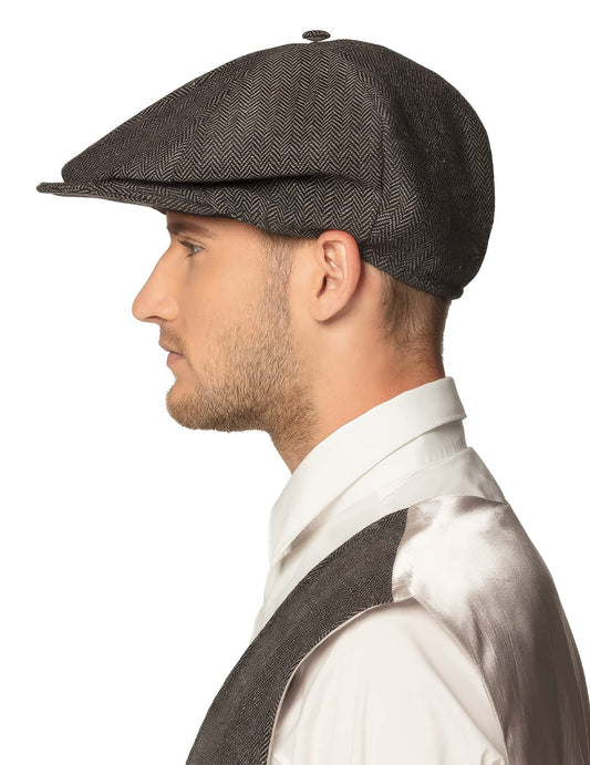 Vue de profil de la casquette de détective