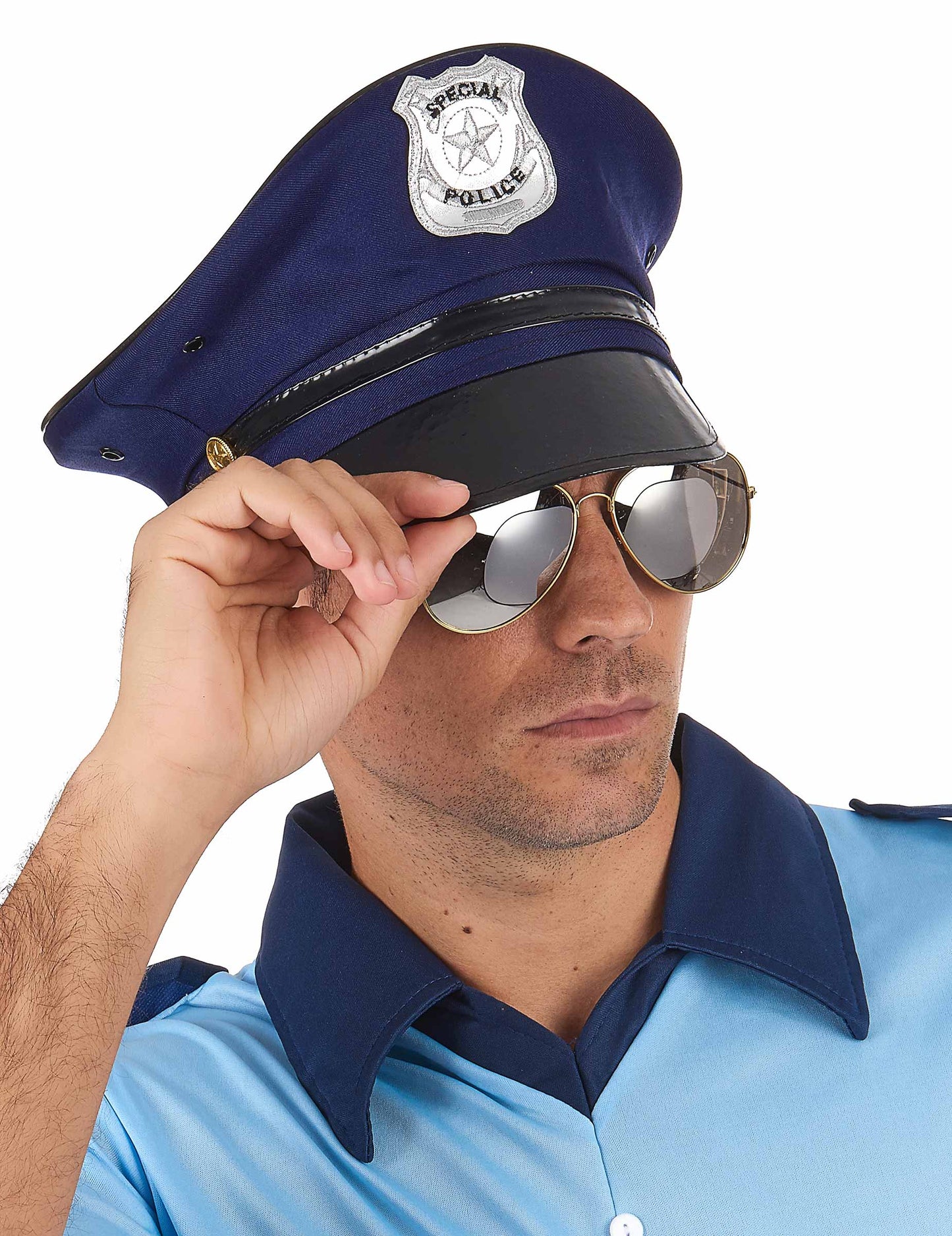 policejní čepice pro dospělé