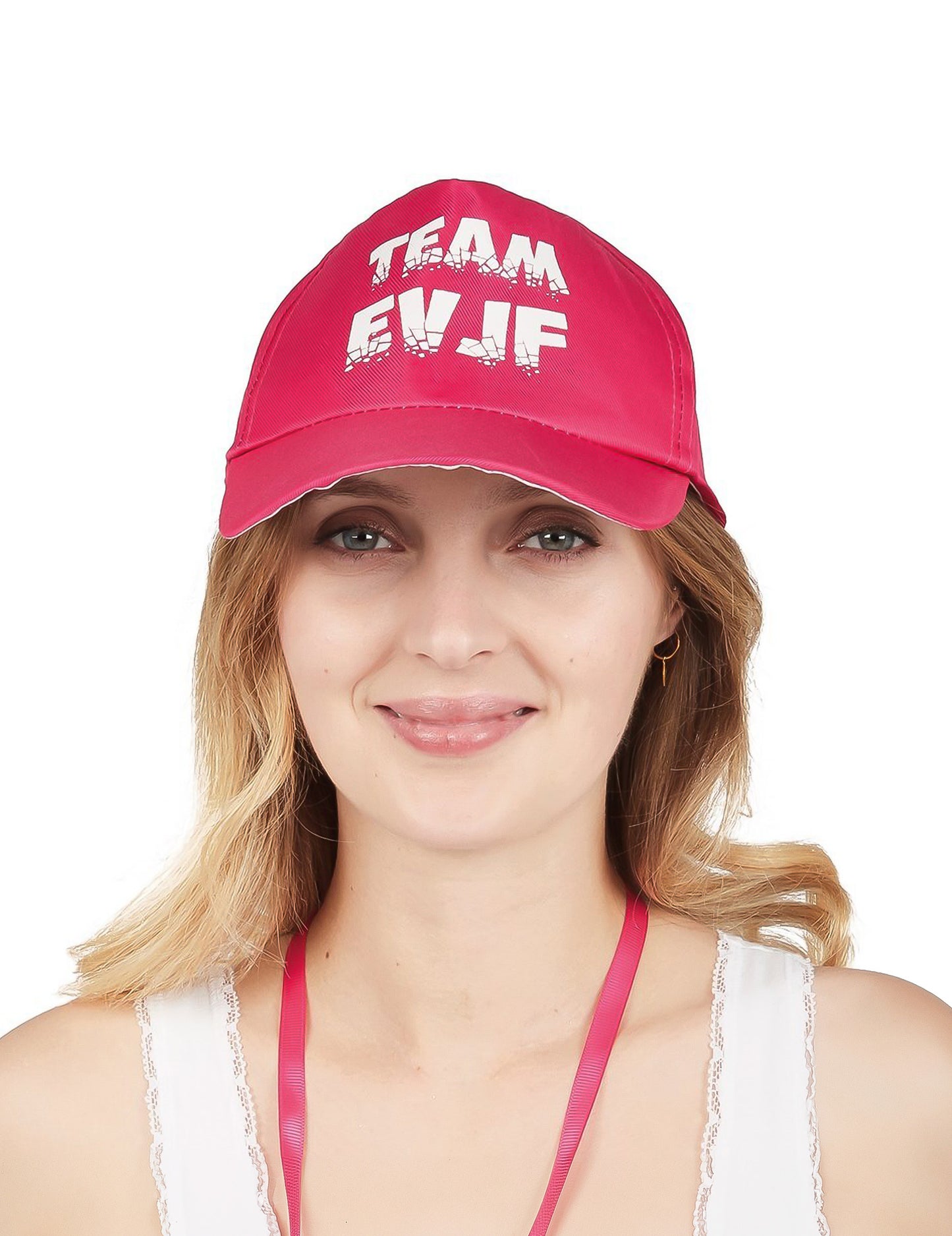 Růžová čepice Team EVJF