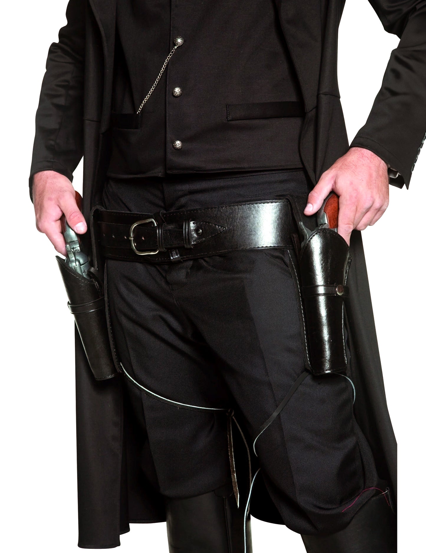 Kovbojský opasek se dvěma pouzdry pro dospělé