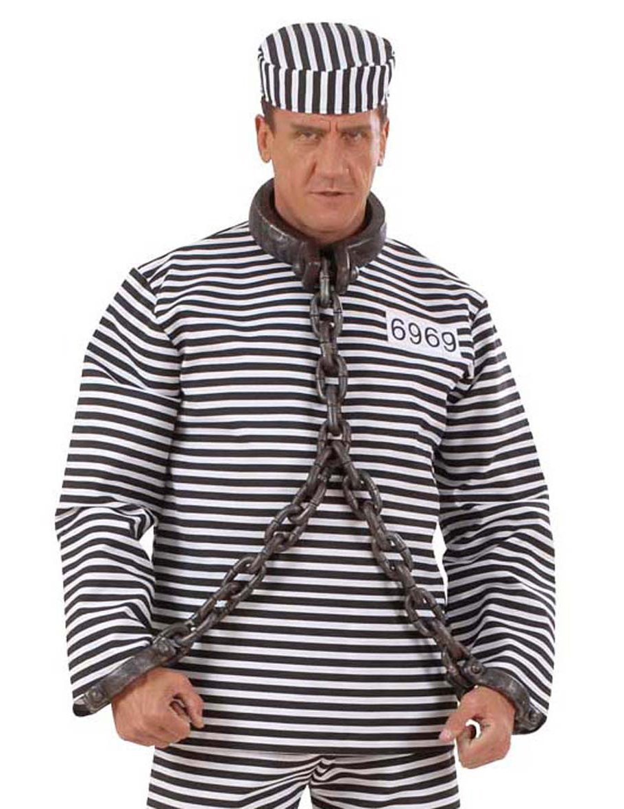 Vězeňský řetěz na krk a zápěstí