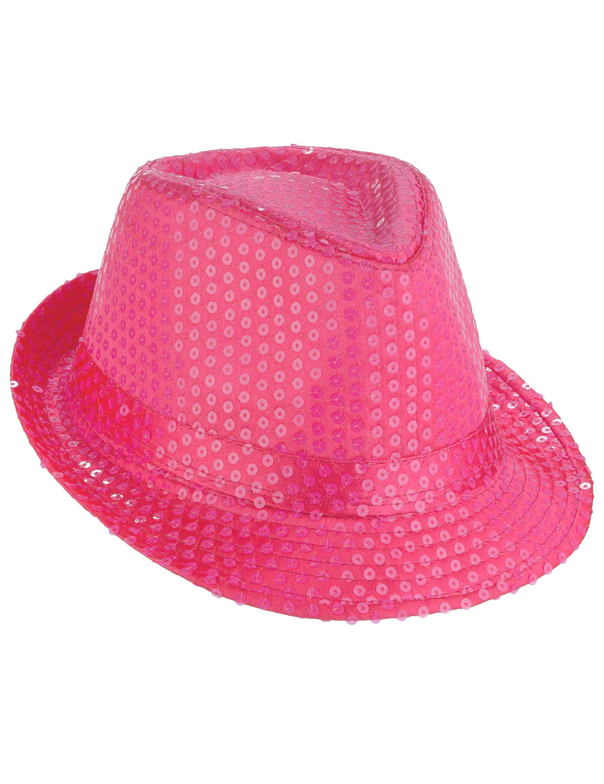 Boční pohled na borsalino s flitry pro dospělý