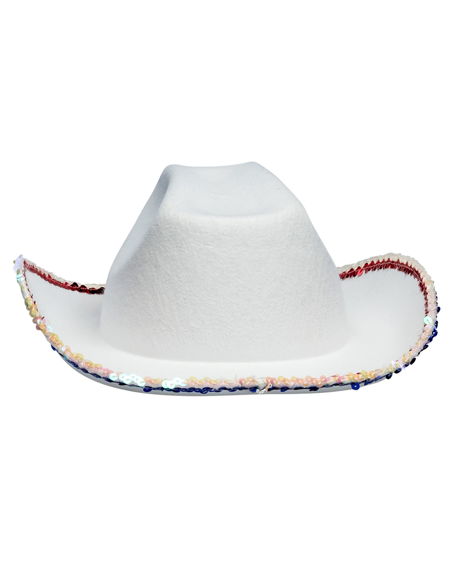 Bílý kovbojský klobouk pro dospělé v USA