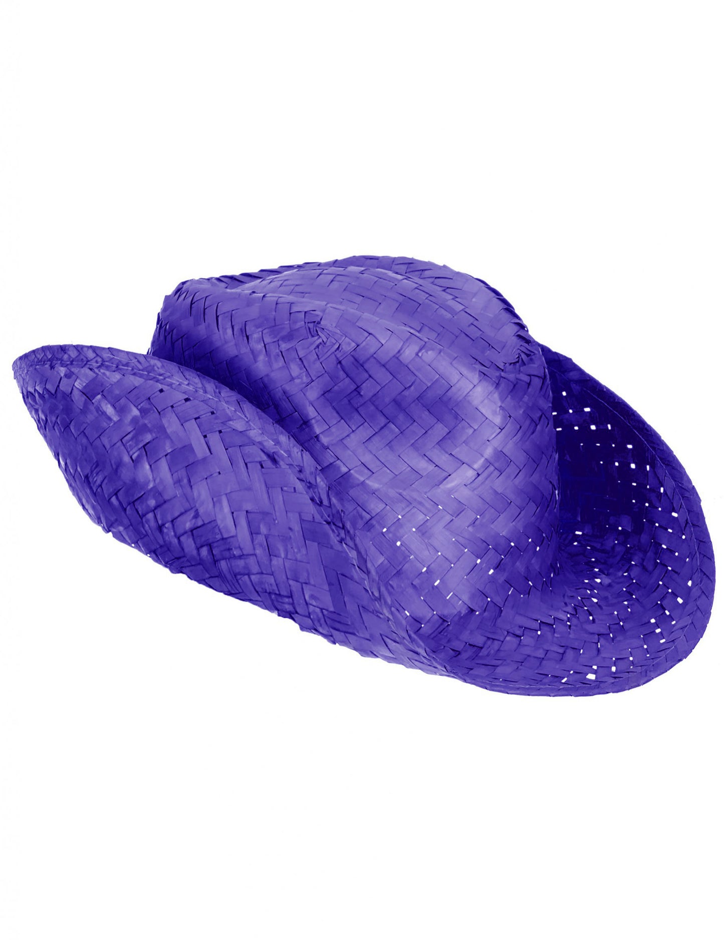 Dospělý modrý západní slaměný klobouk