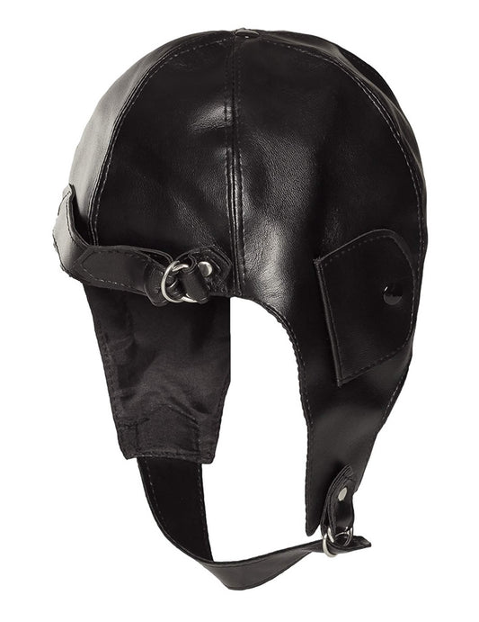 Vue de profil du chapeau de pilote d'avion