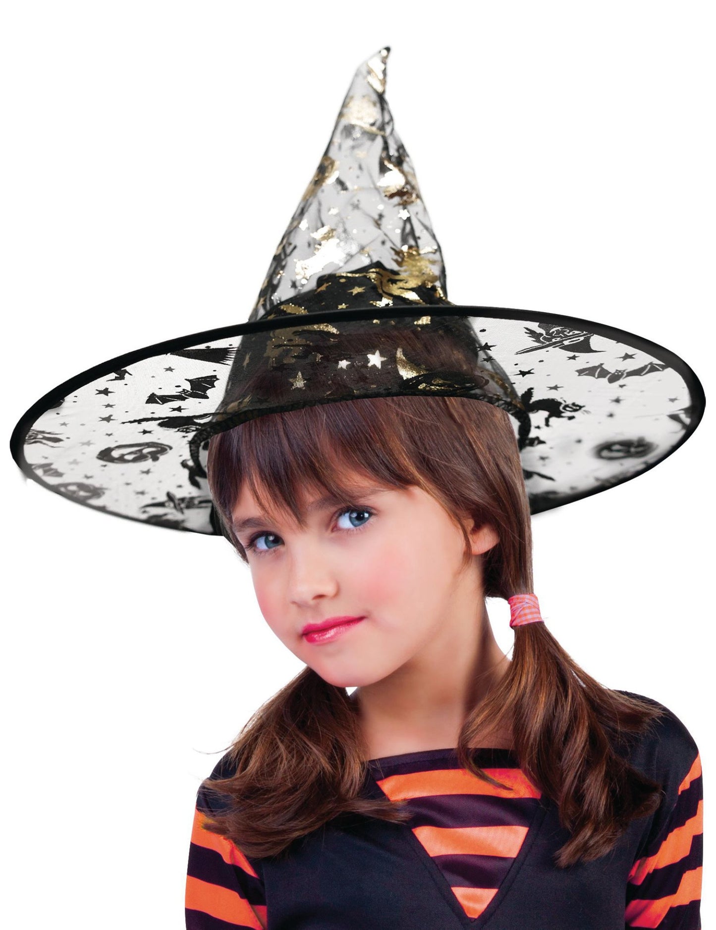 Dětský pavoučí čarodějnický klobouk