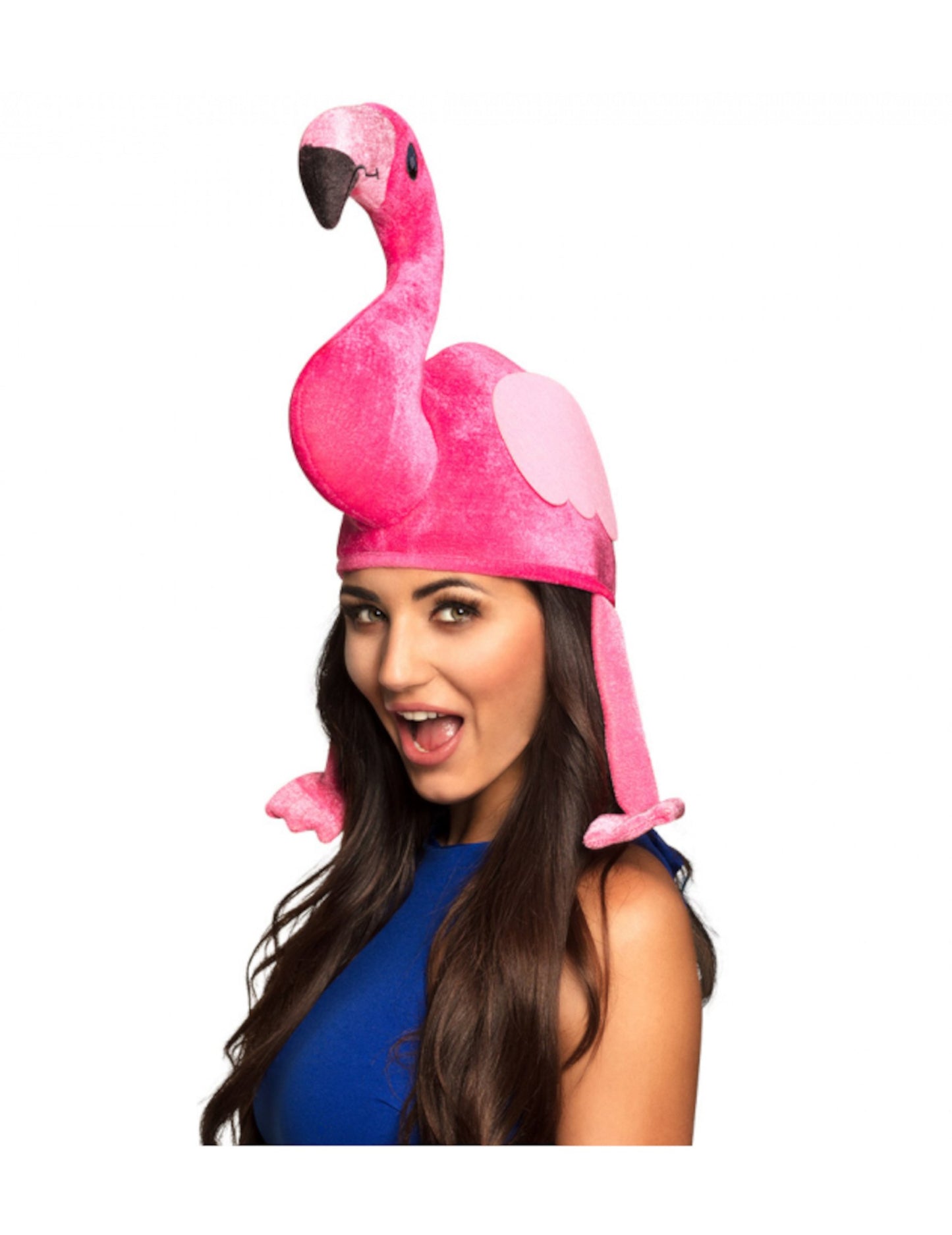 Klobouk pro dospělé s plameňákem