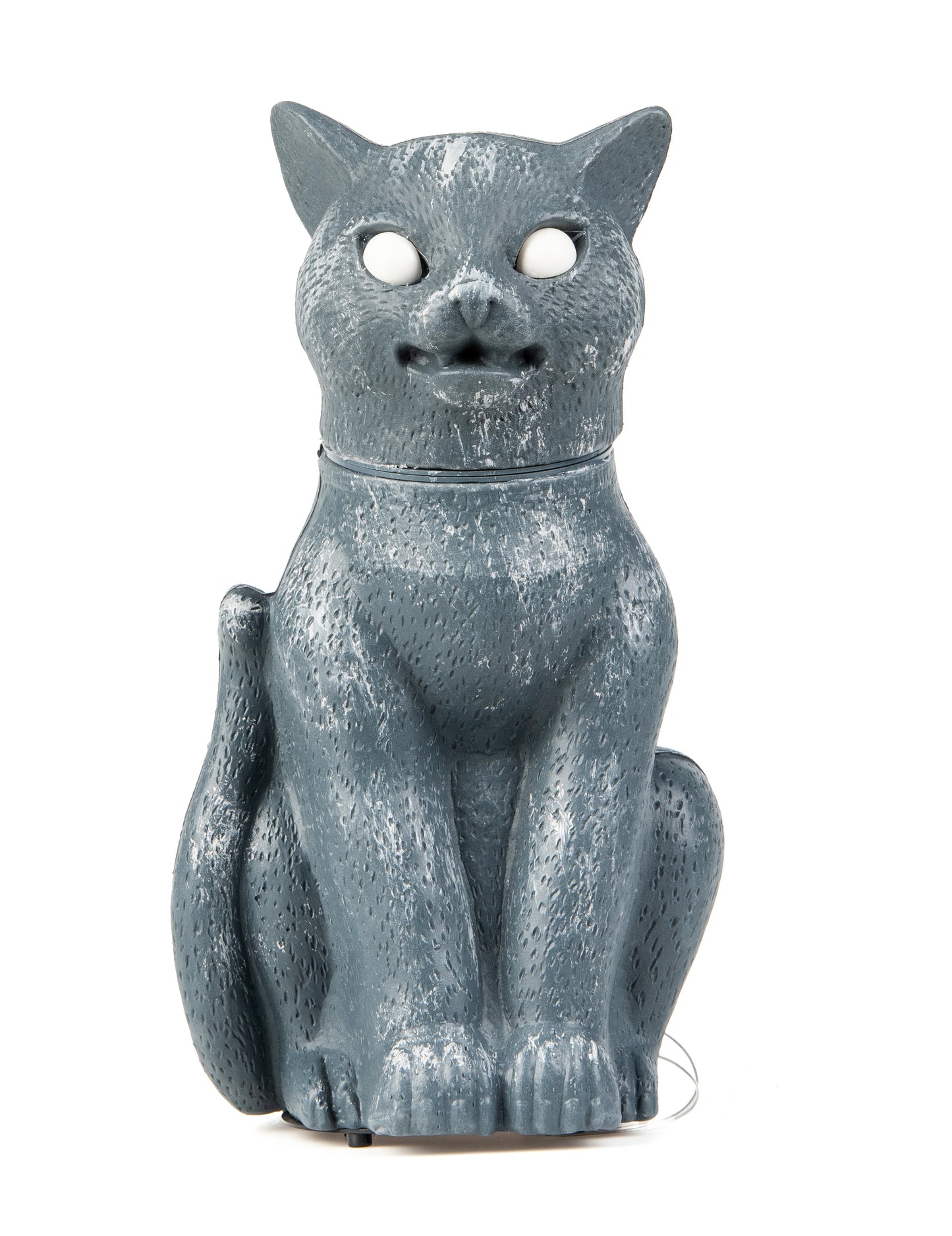 Černá kočka s jasnýma očima, zvukem a světlem 30 cm