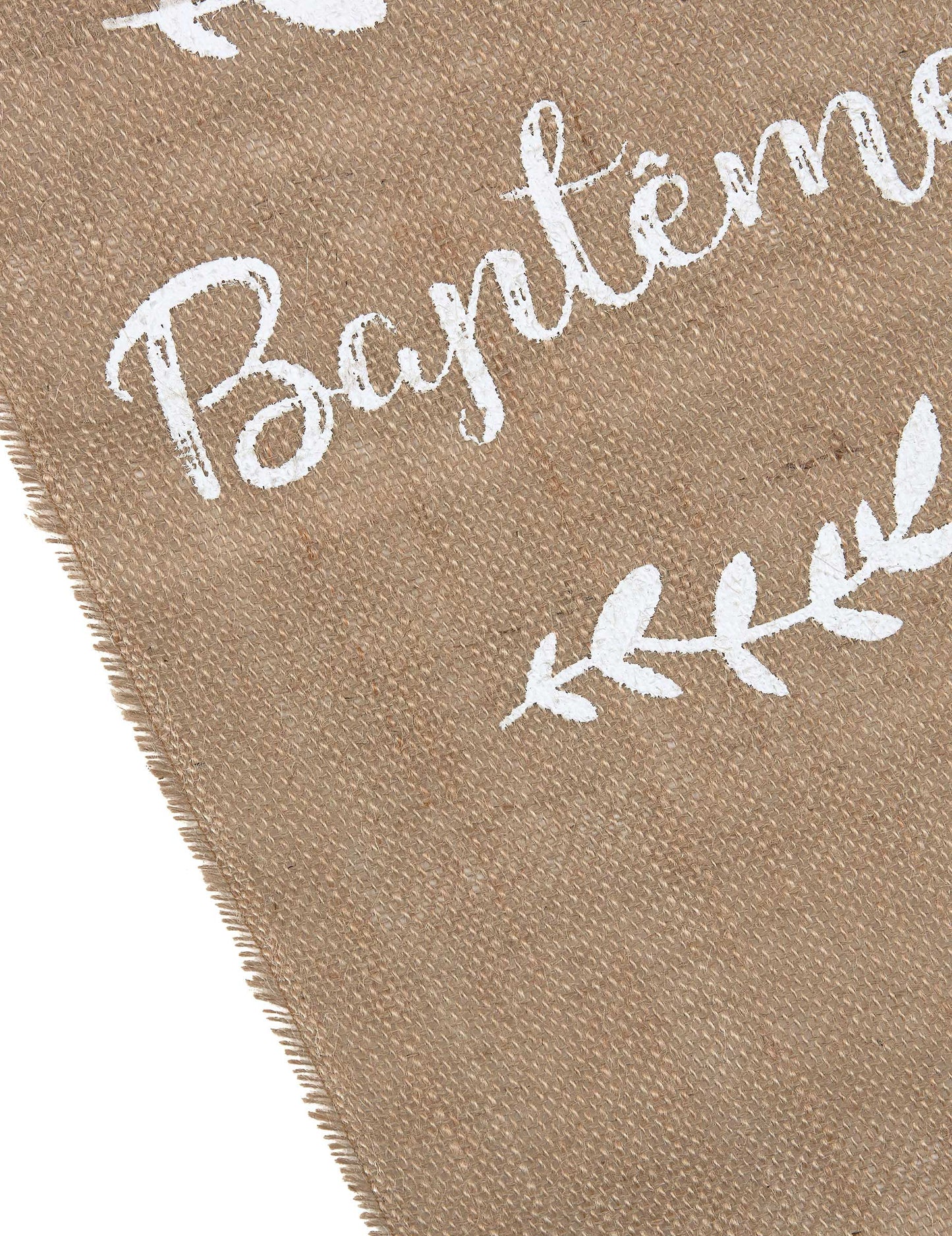 Ubrus z juty na křestní stůl 28 cm x 5 m