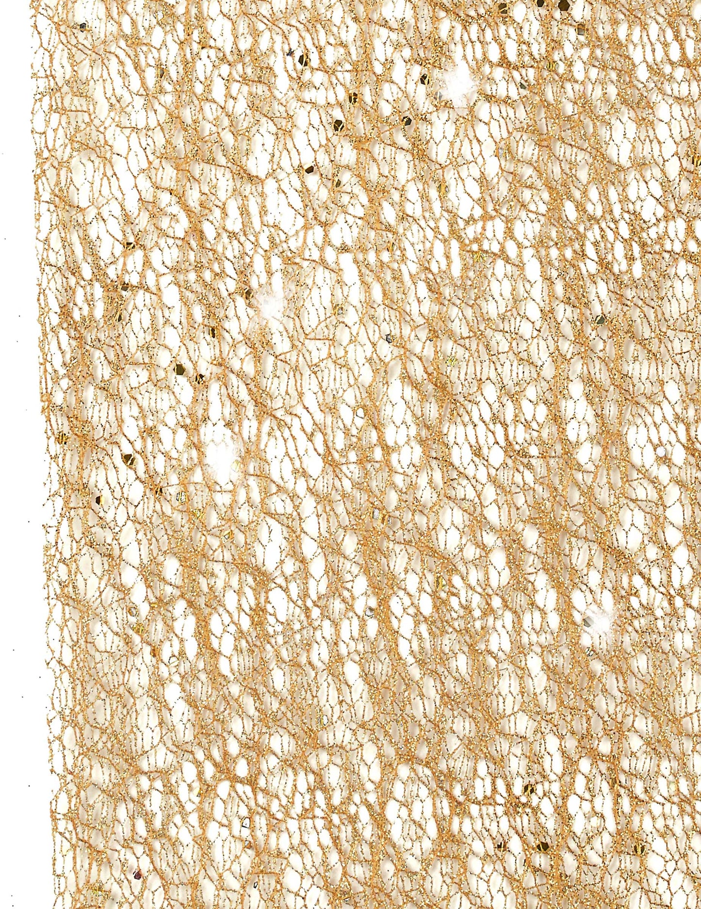 Metalický zlatý běhoun na stůl 28 cm x 5 m