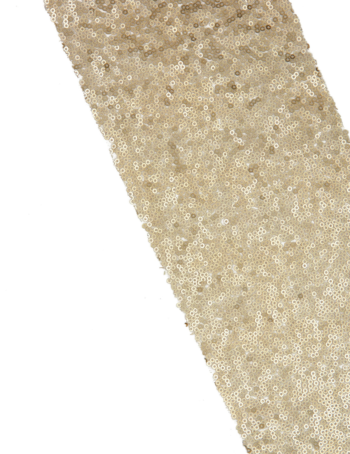 Gros plan sur les sequins du chemin de table sequins pour mariage et anniversaire