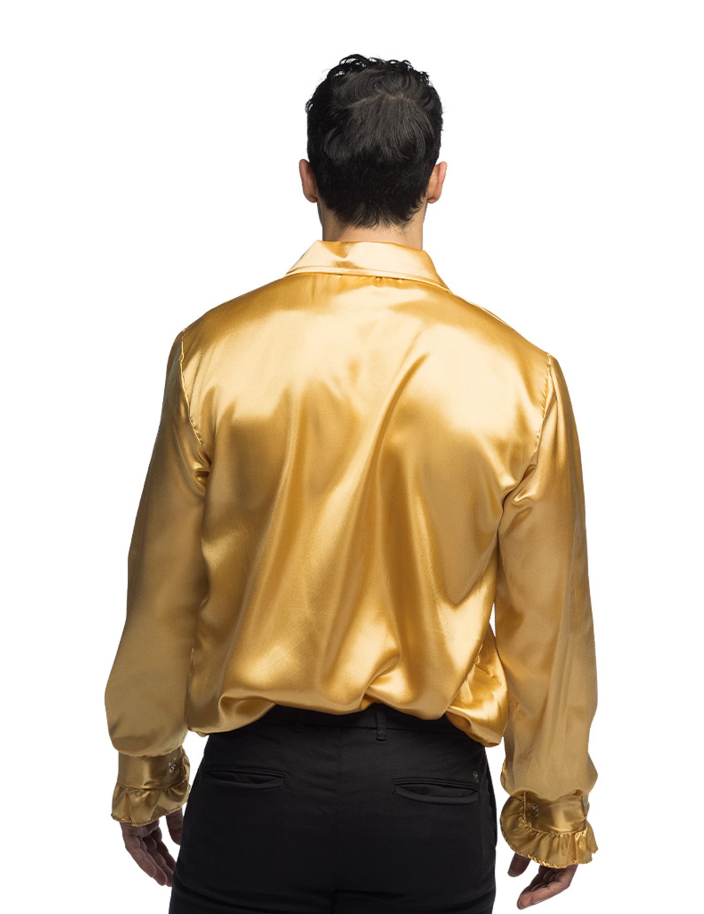 Pánské zlaté disko tričko