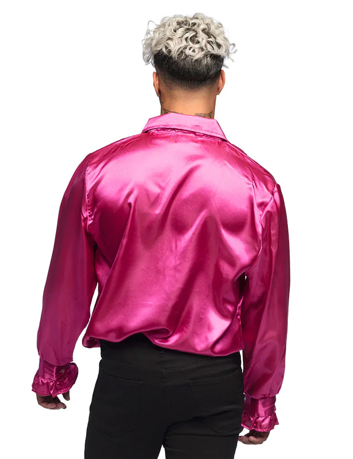 Pánské růžové disco tričko