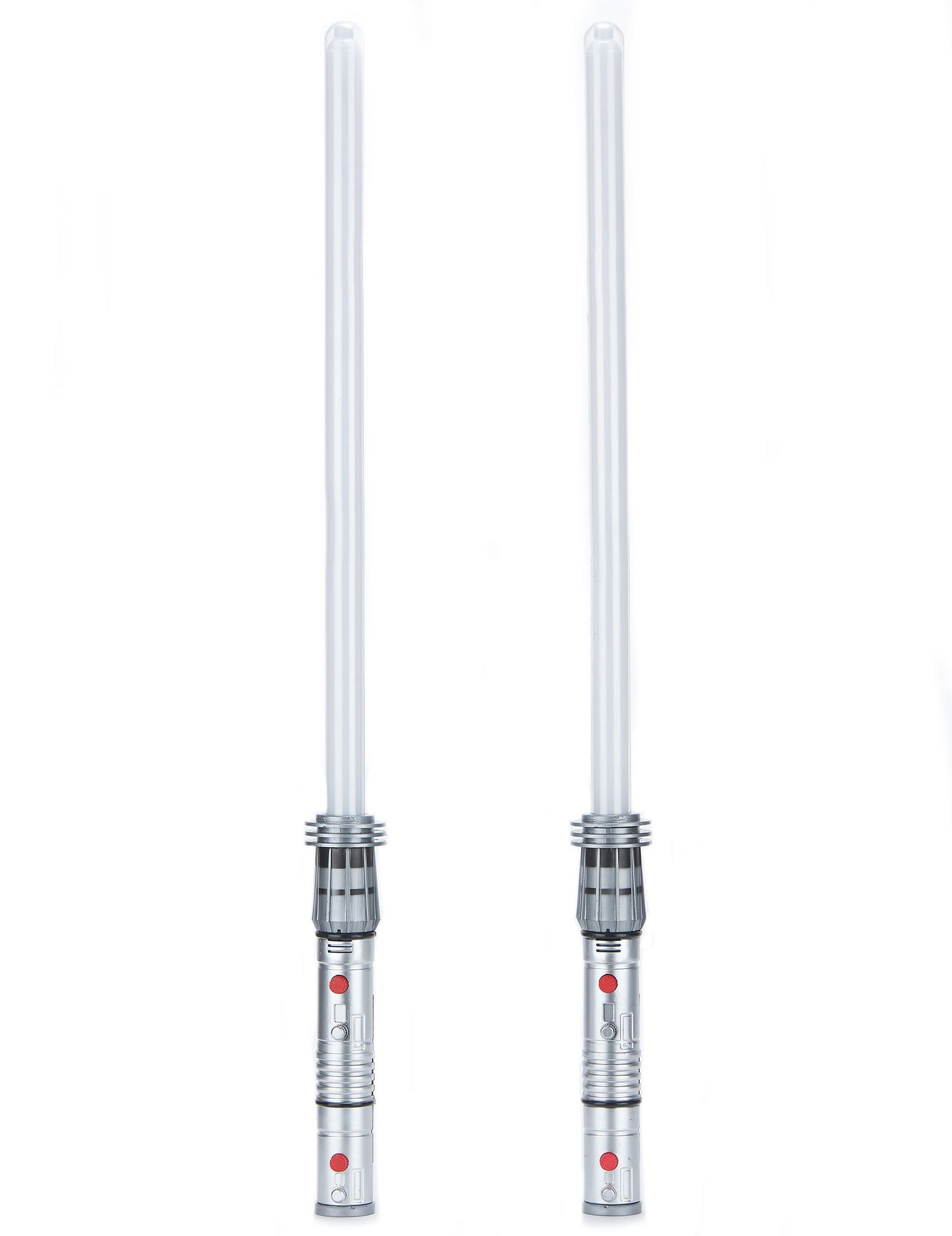 Sada 2 plastových světelných mečů se zvukem pro děti