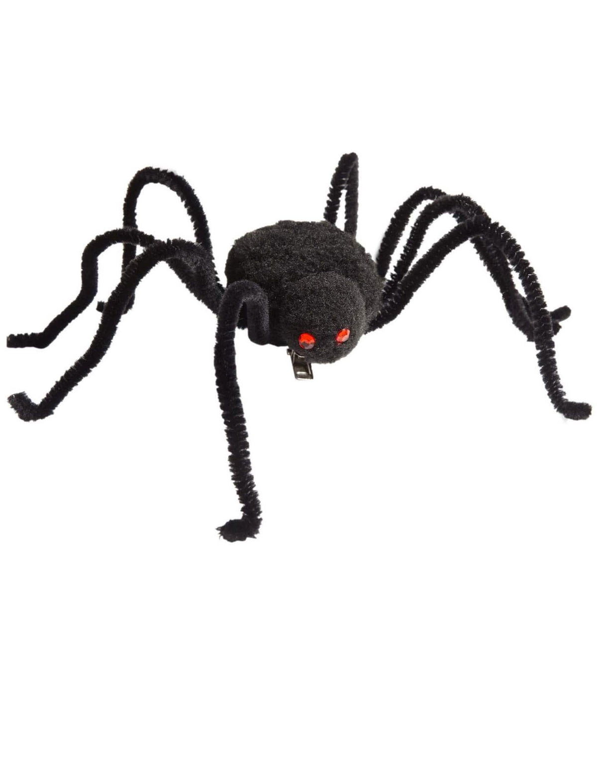Detail systému upevnění čelenky s pavoukem halloween