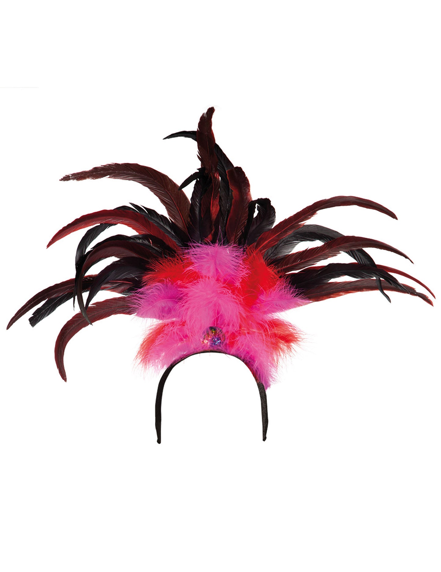 Růžová brazilská čelenka pro dospělé