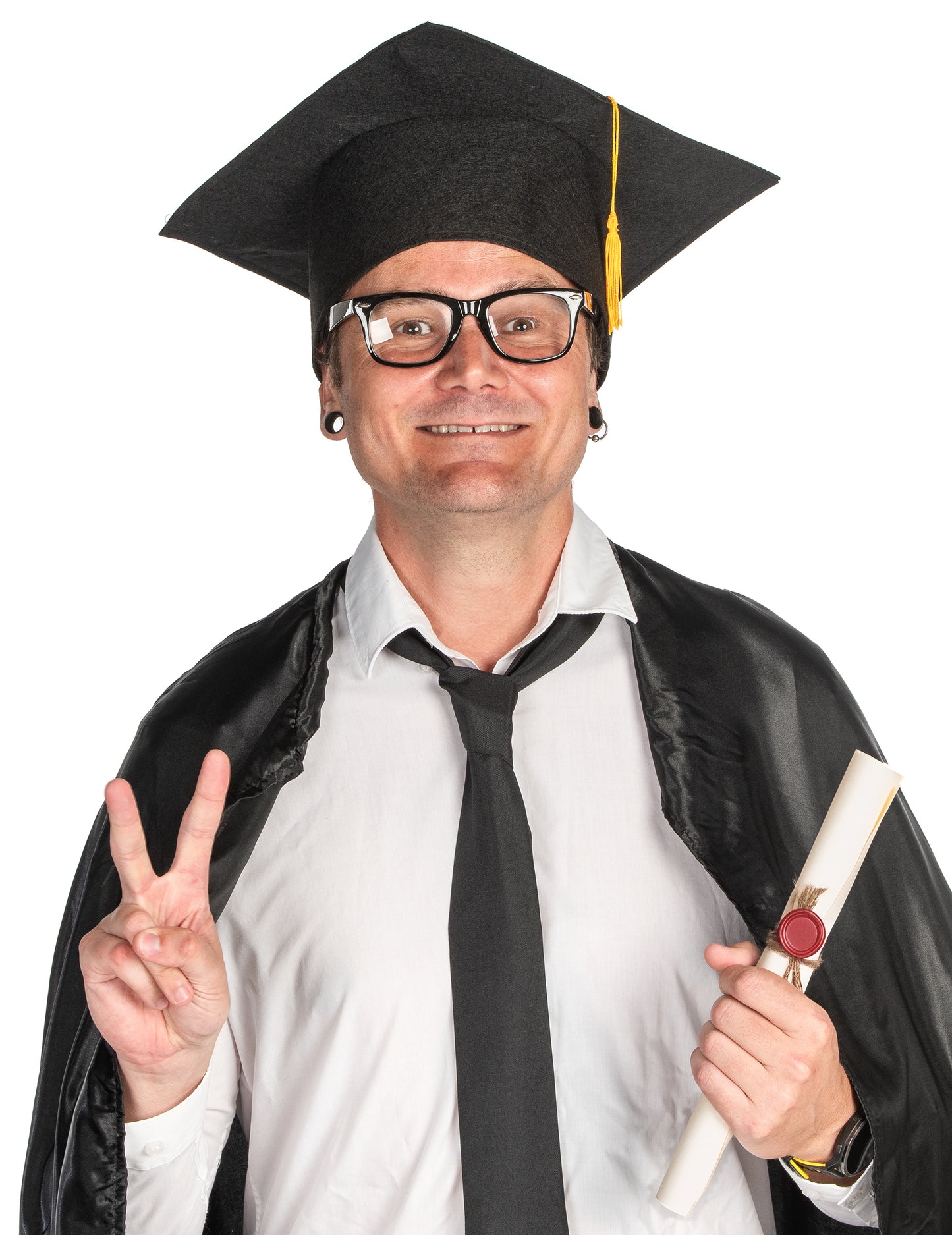 Čelenka pro dospělé černé studenty