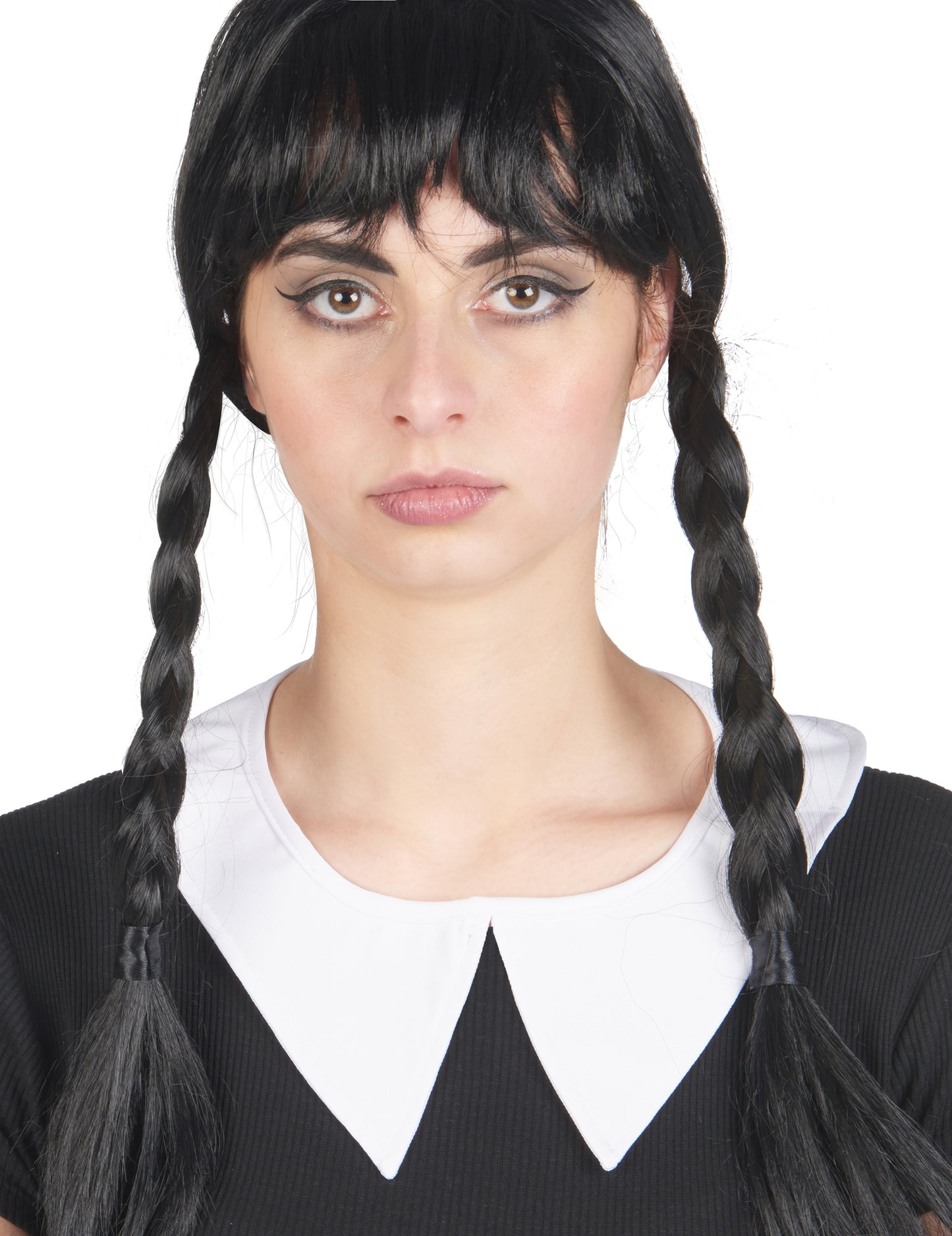 Bílý obojek s ostny pro dospělé