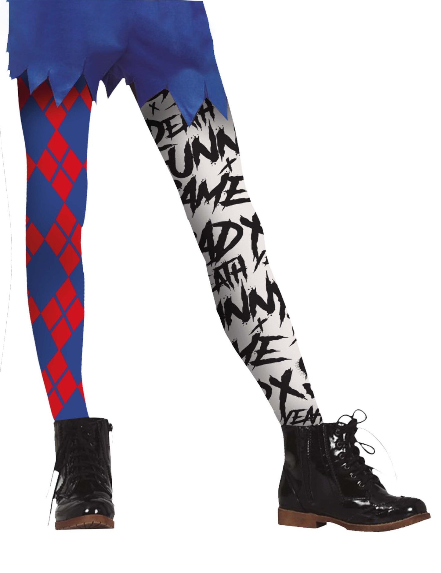 Dětské punčocháče Evil Harlequin