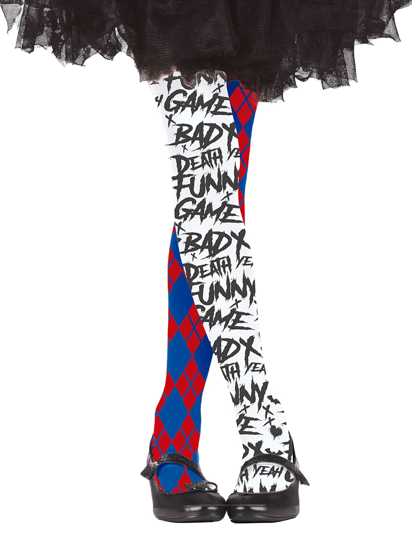 Dětské punčocháče Evil Harlequin