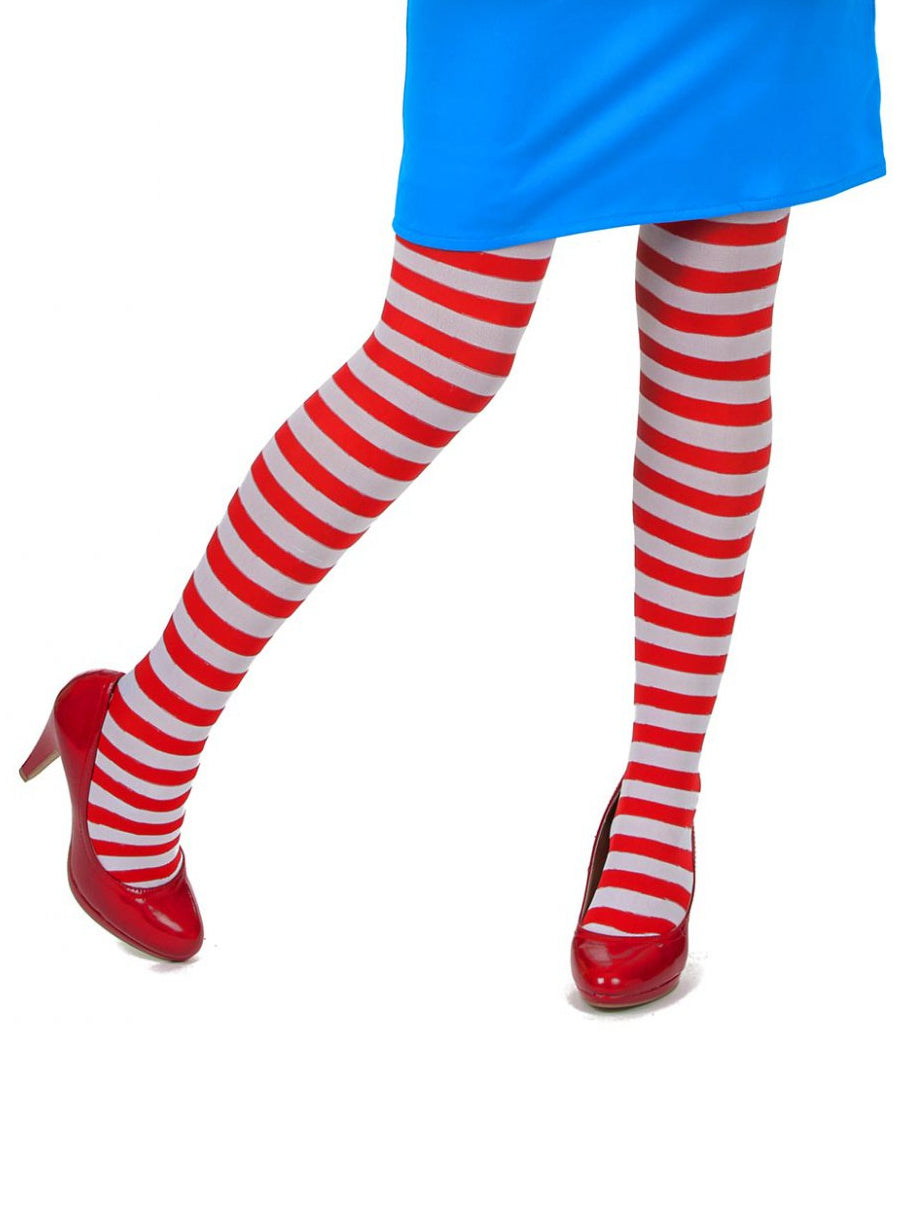 Dámské pruhované turistické legíny