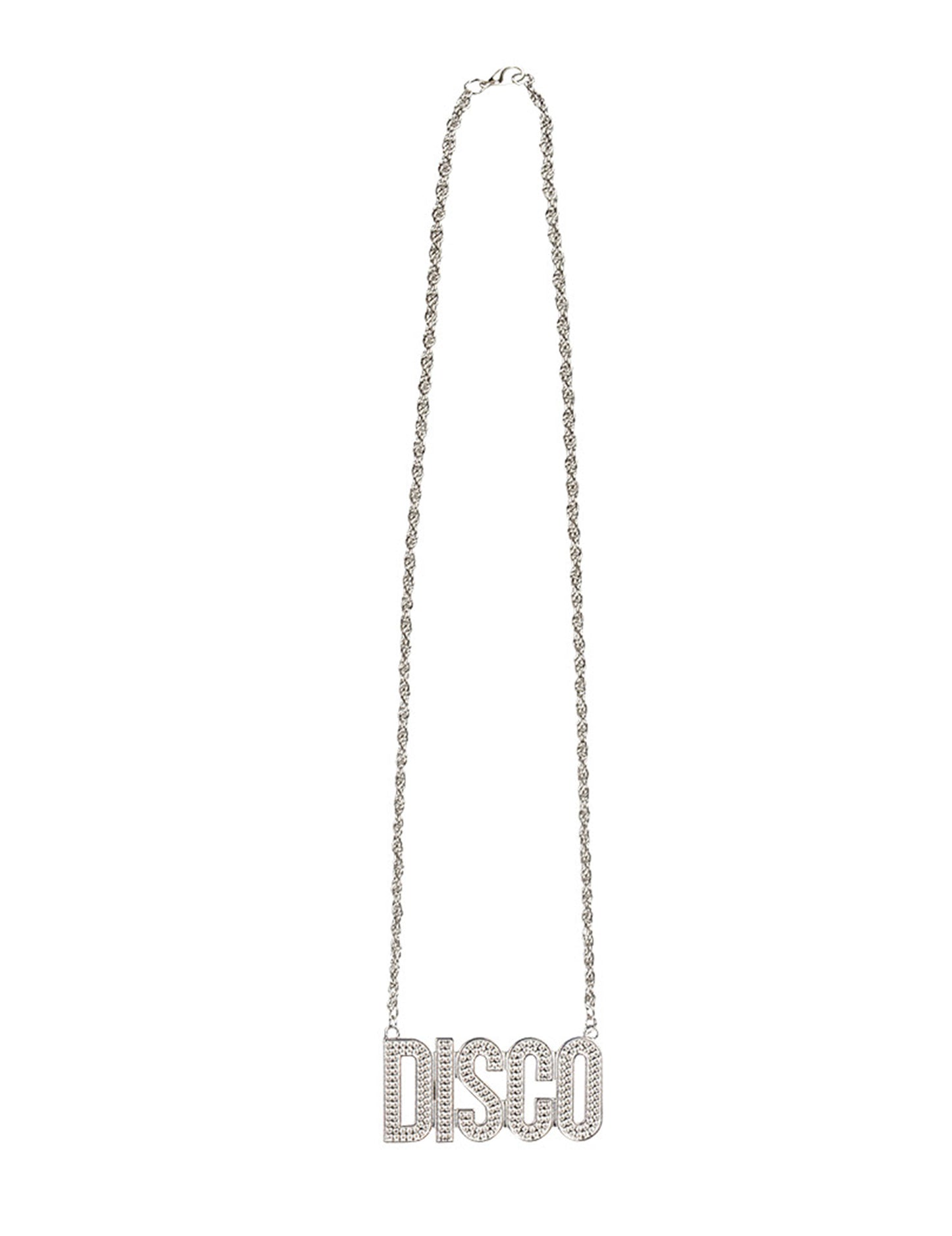 Stříbrný disko náhrdelník pro dospělé