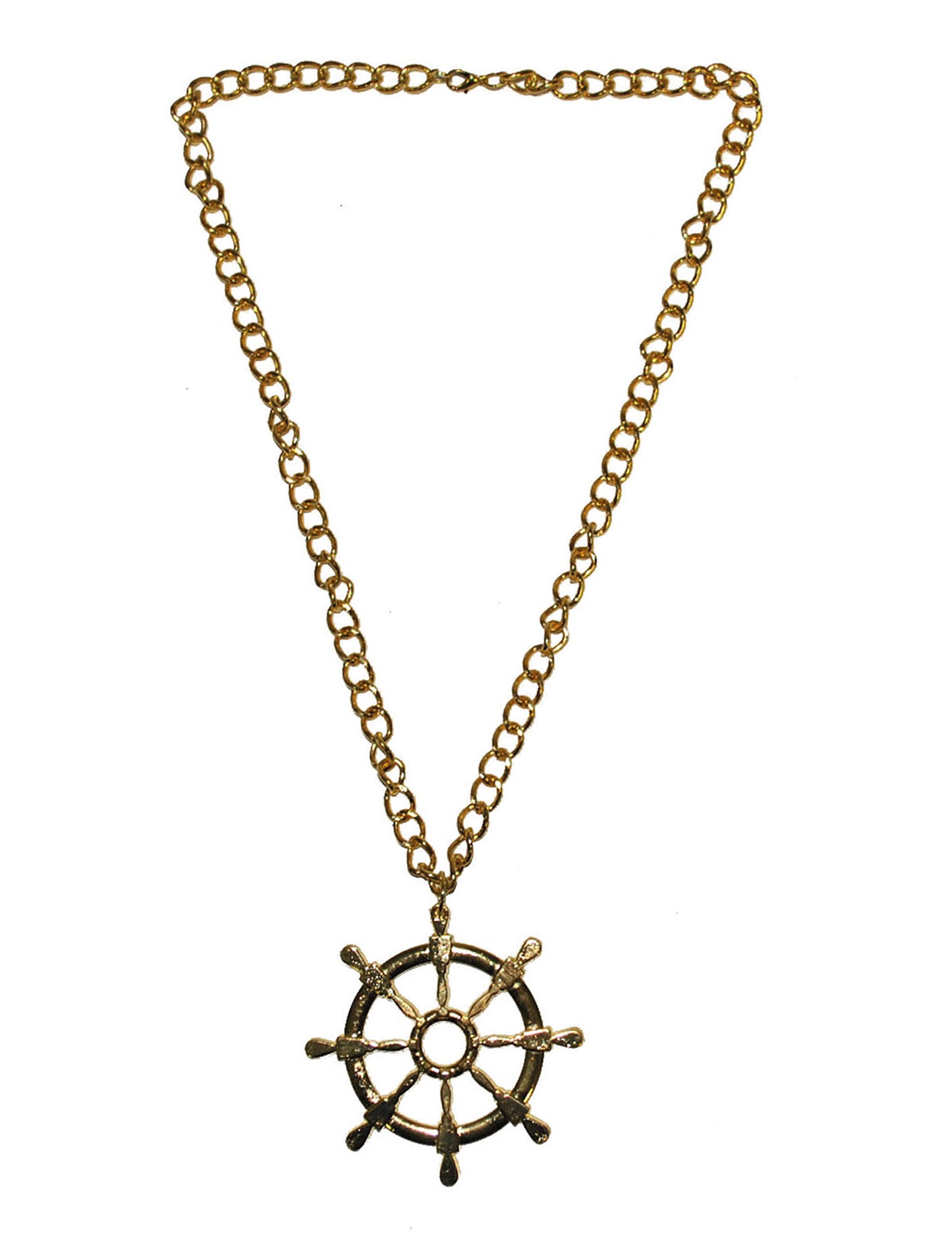 Zlatý náhrdelník s kormidlem