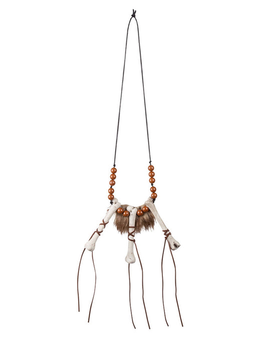 Vue d'ensemble du collier os vaudou