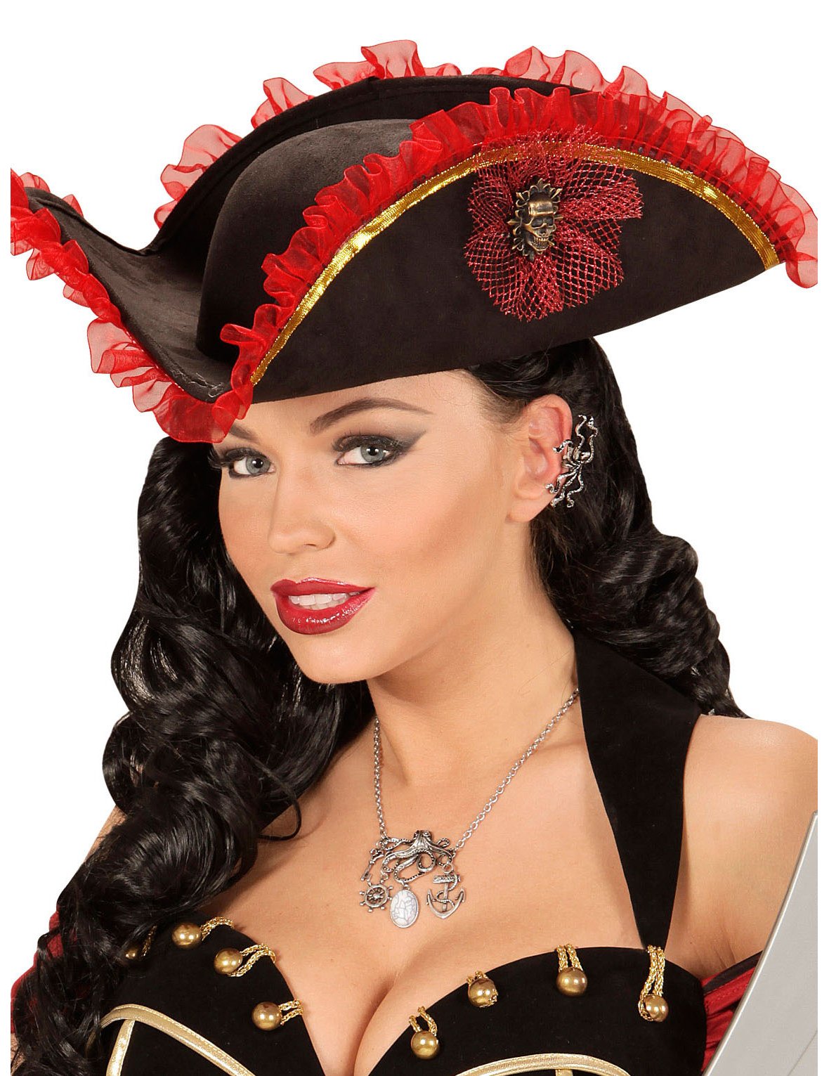 Pirátský náhrdelník s přívěsky pro ženy