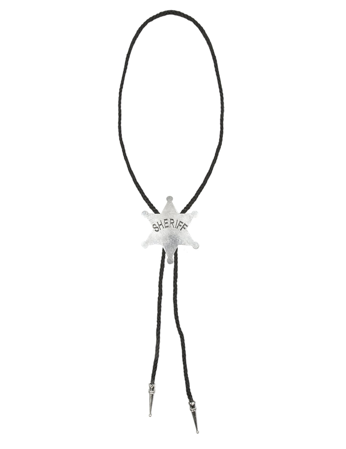 Stříbrný náhrdelník šerifa pro dospělé