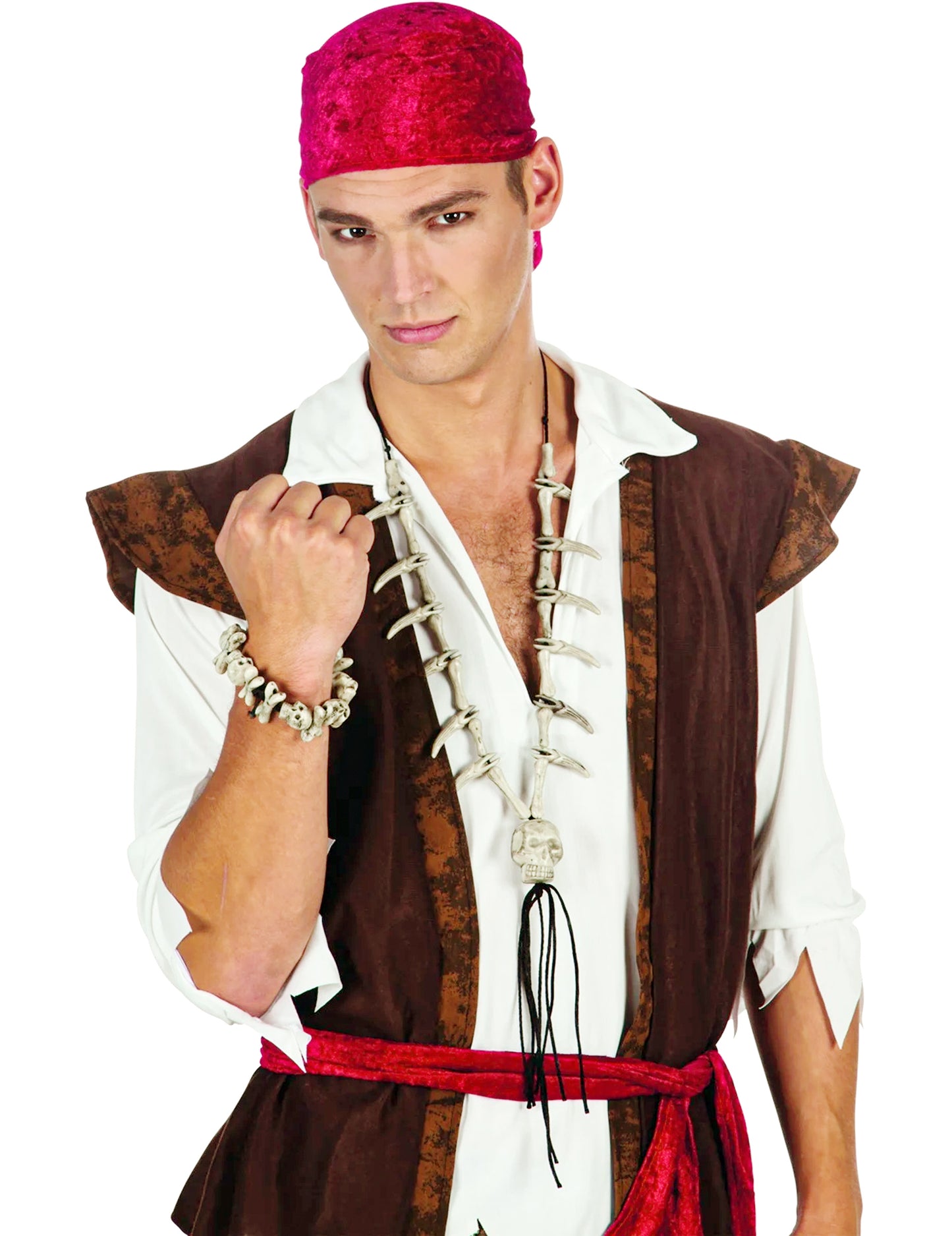 Náhrdelník s pirátskou lebkou