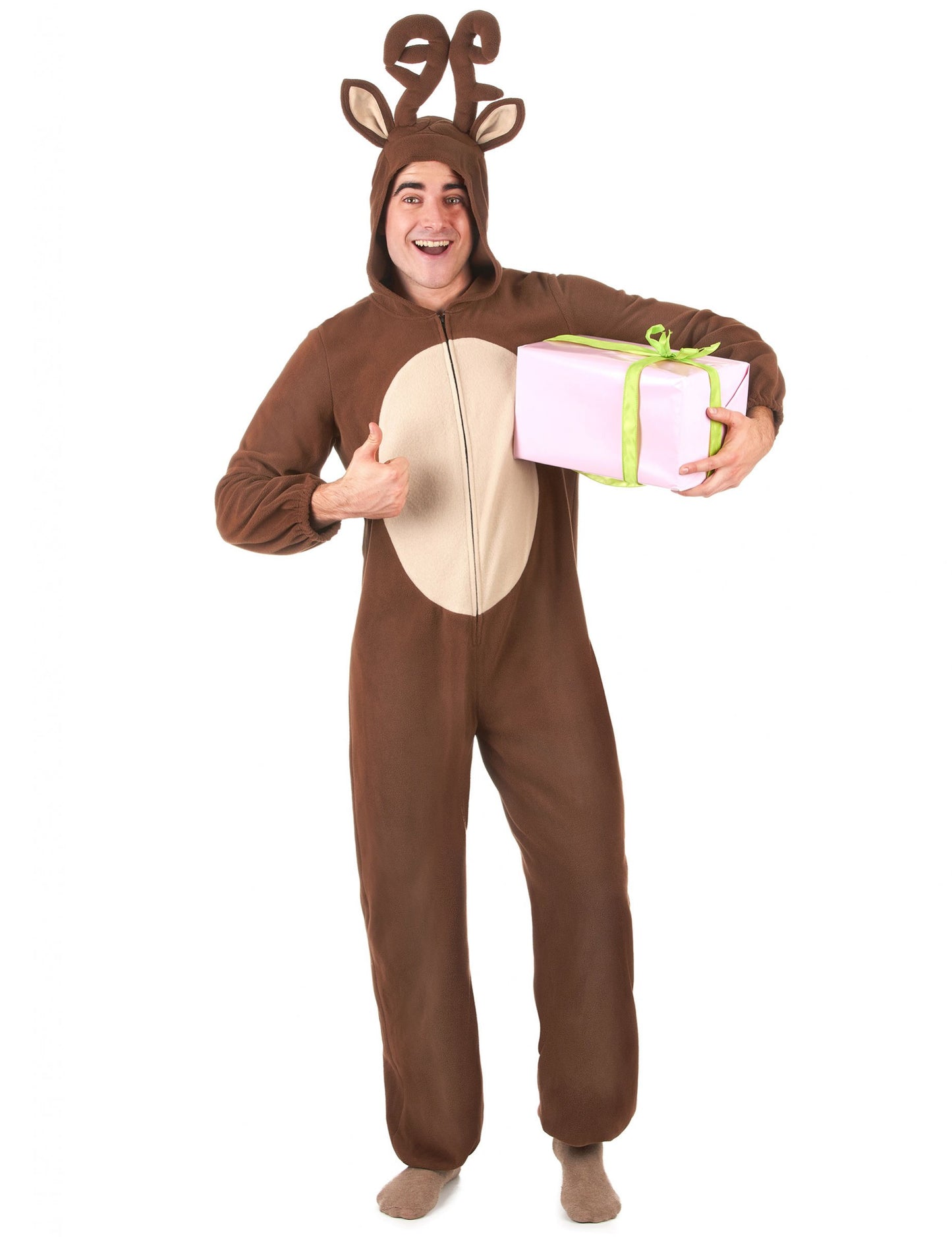 Pánský overal s kapucí a motivem soba