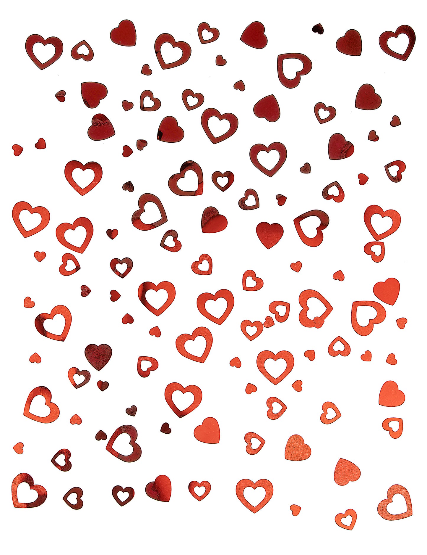 Konfety ve tvaru červeného srdce 14g