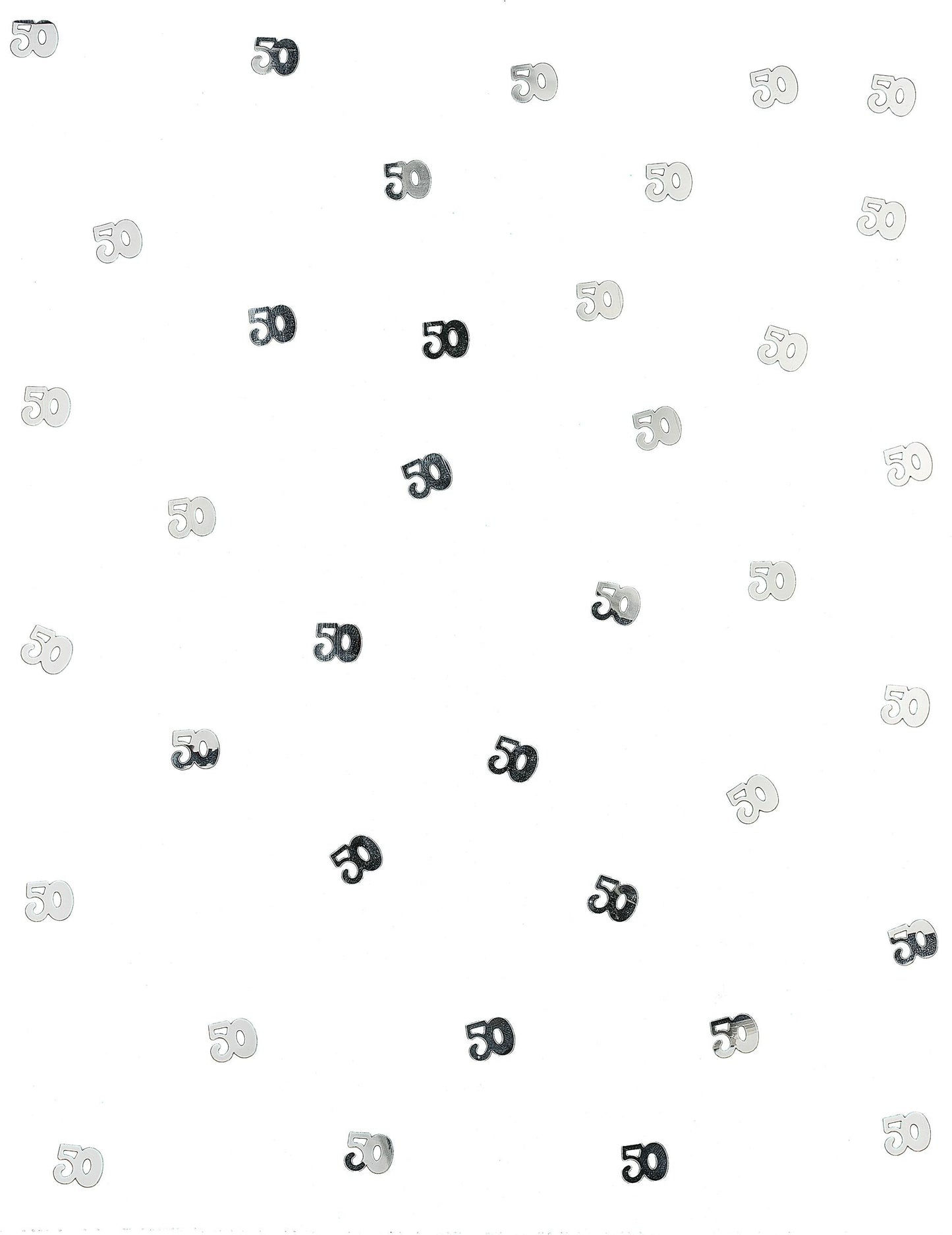 Vue parsemée du confettis de table en bois 50