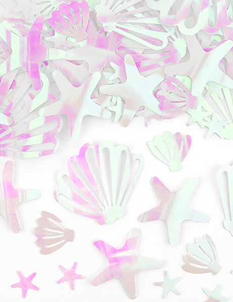 Duhové stolní konfety z mušlí 23g