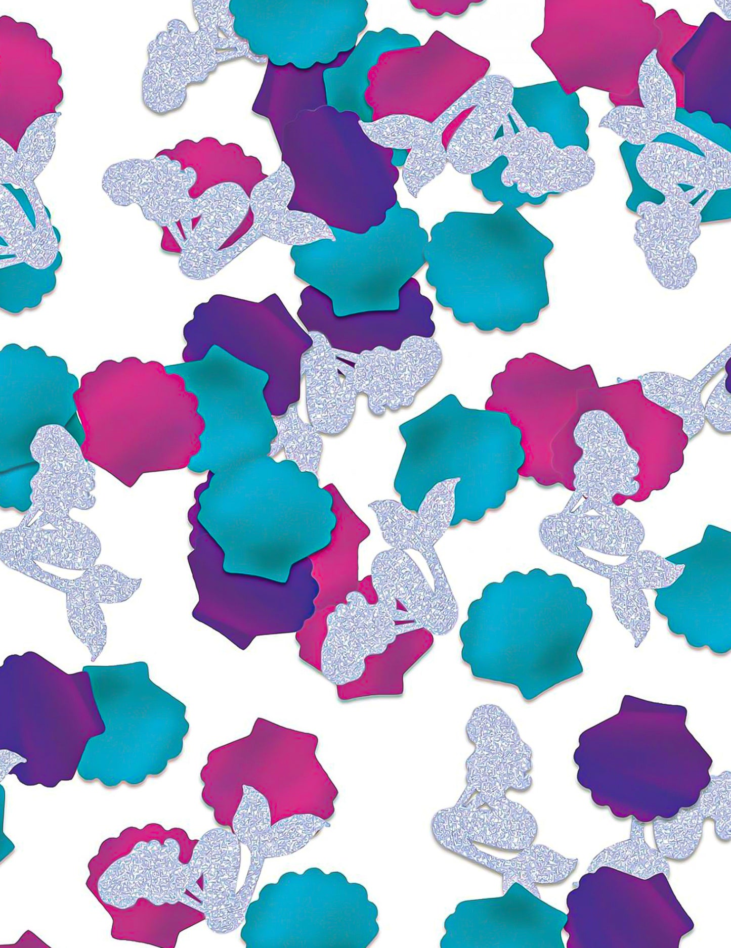 Třpytivé stolní konfety Mořská panna 28g