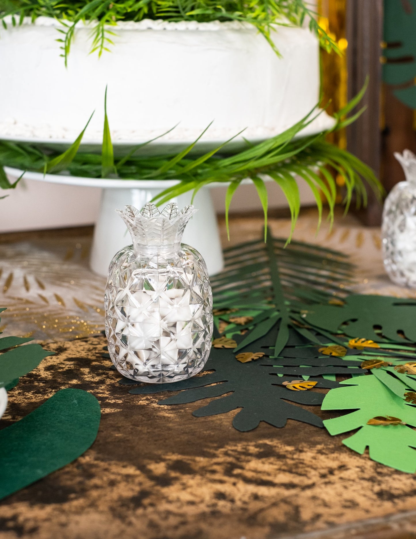 Nádoba na cukroví ve tvaru ananasu 9,5 x 6 cm