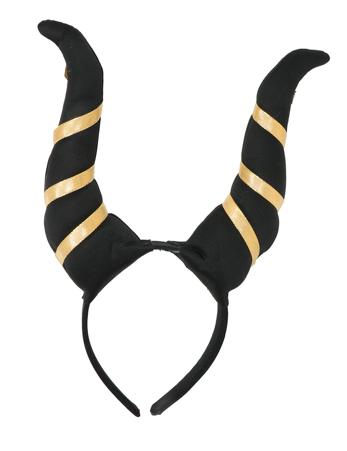 Černé démonické rohy pro ženy na Halloween