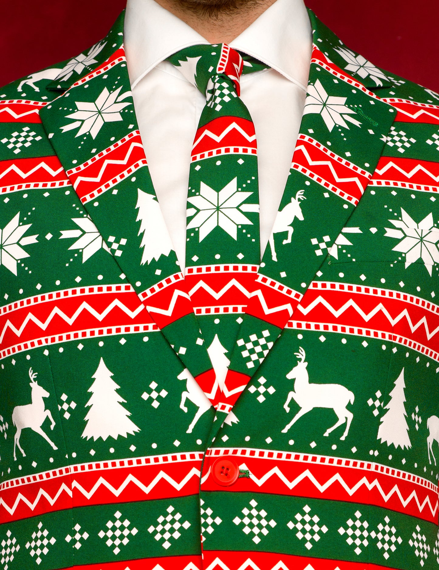 Pánský zelený kostým pana Slavnostního - Opposuits